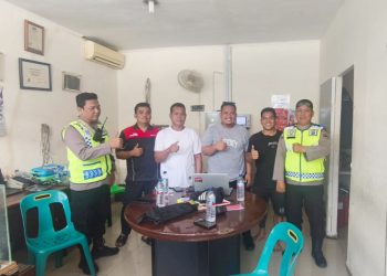 Kanit Intelkam IPDA Syaiful Bahri Panjaitan SH respon cepat keluhan warga di SPBU 14.211.205 Jalan Ahmad Yani