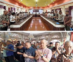 Polres Pematangsiantar Gelar Sholat Gaib dan Doa Bersama untuk Korban Bencana Alam di Sumatera
