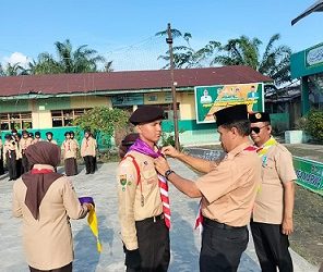 Wakapolres Tanjung Balai, Kompol MP Pardede, S.H penyematan tanda pita secacra simbolis