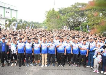 Lanal TBA Gelar Lomba Lari dan Galang Donasi Untuk Aceh, Sumut Serta Sumbar