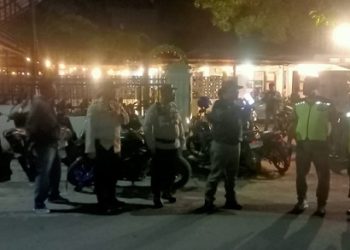 Kapolsek Sianțar Selatan IPTU Priston Simbolon respon laporan masyarakat (Lapmas) dengan melakukan pengecekan di Cafe Bahagia