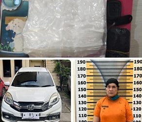 tersangka FS beserta barang bukti sudah diamankan di Polres Tebing Tinggi