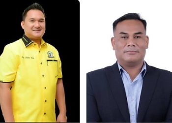Ketua Komisi 1 Reza Pahlevi Lubis dan anggota Komisi 1 Saiful Bahri. (Foto Ist)
