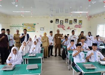 Wakil Wali Kota Tanjungbalai, Muhammad Fadly Abdina Monitoring Langsung Penyaluran MBG di MAN Lokasi 2 Selat Lancang