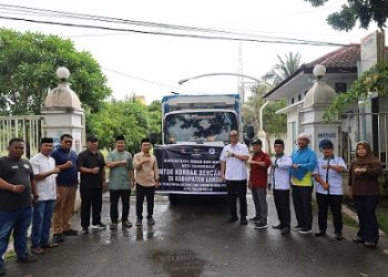 Wakil Walikota Tanjungbalai Muhammad Fadly Abdina Pelepasan Bantuan Donasi Kemanusiaan ke Langkat