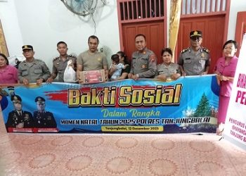 Polres Tanjungbalai Gelar Bakti Sosial Sambut Natal 2025
