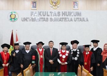 Kombes Pol. Ronald Fredy Christian Sipayung, SIK, MH Kepala Kepolisian Resor Kota Bandara Soekarno-Hatta (Kapolresta Soetta), resmi meraih gelar Doktor Ilmu Hukum dari FH-USU. (Foto Ist)