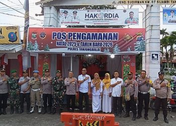 Tim Pamatwil Polda Sumut Pantau Pos Pelayanan dan Pengamanan di Kota Tanjung Bala