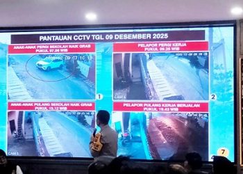 Kapolrestabes Medan, Kombes Pol Dr Jean Calvijn Simanjuntak saat paparan kasus anak bunuh ibu kandung di Aula Patriatama Mapolrestabes Medan. (Foto Ist)