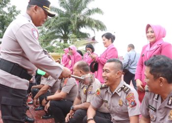 Kanit Reskrim Polsek Bangun IPDA Sugeng Suratman naik pangkat menjadi IPTU 