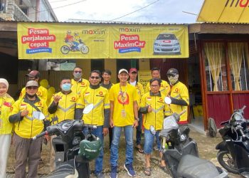 Maxim Salurkan Bantuan Kemanusiaan Untuk Korban Banjir di Sumut