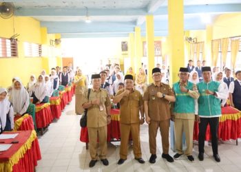 Wakil Wali Kota Tanjungbalai Muhammad Fadly Abdina hadiri Acara Pelatihan Fardhu Kifayah di SMPN 1