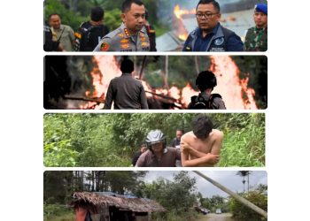 Kapolrestabes Medan, Kombes Pol Jean Calvijn Simanjuntak pimpin operasi penggerebekan narkoba di Bumi Perkemahan Sibolangit dan Lotus. (Foto Ist)