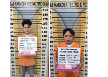 Kedua pelaku ZM dan MA beserta barang bukti