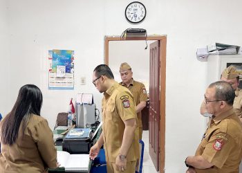 Wakil Wali Kota Tanjungbalai Muhammad Fadly Abdina Sidak Kantor Disnakerkopumkm