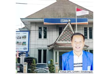 Ketua DPC GAMKI Simalungun Defri C Damanik, S.Pd dan Bank BRI Cabang Pematangsiantar