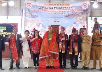 Wakil Wali Kota Tanjungbalai, Muhammad Fadly Abdina saat diulosi Pengurus DPP PPRPI Tanjungbalai