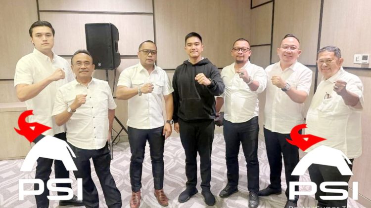 Ketua Umum PSI Kaesang Pangarep bersama Ketua DPD PSI Medan, Renville Pandapotan Napitupulu. (Foto Ist)