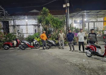 Personil Sat Reskrim Polres Tanjungbalai Patroli Dini Hari Antisipasi Kejahatan Jalanan