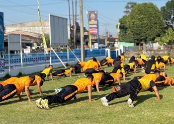 Polres Simalungun Apel Pagi dan Olahraga Bersama