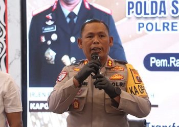 Kapolres Simalungun AKBP Marganda Aritonang, S.H., S.I.K. M.M pimpin Rilis Akhir Tahun 2025 