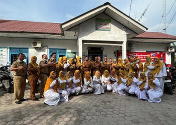 Wali Kota Tanjungbalai, Mahyaruddin Salim, melakukan inspeksi mendadak (sidak) ke Puskesmas Teluk Nibung