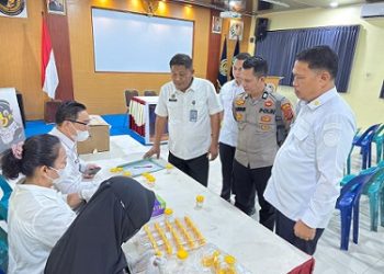 Lapas Tebing Tinggi Tes Urine Pegawai dan Warga Binaan