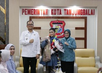 Wakil Wali Kota, Muhammad Fadly Abdina menerima kunjungan Zahra D'Academy Indosiar (DA 7)