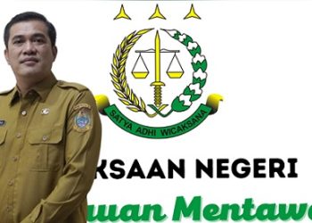 Kadiskop UKM Sumut Naslindo Sirait- Kepala Kejari Kepulauan Mentawai, R. Ahmad Yani. (Foto Ist)