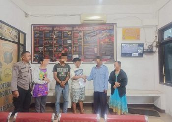 piket SPKT dan Bhabinkamtibmas selesaikan dugaan percobaan pencurian yang terjadi di Jalan SM. Raja