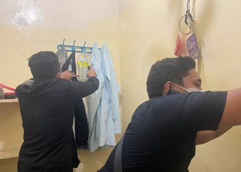 Lapas TBA saat razia blok hunian warga binaan