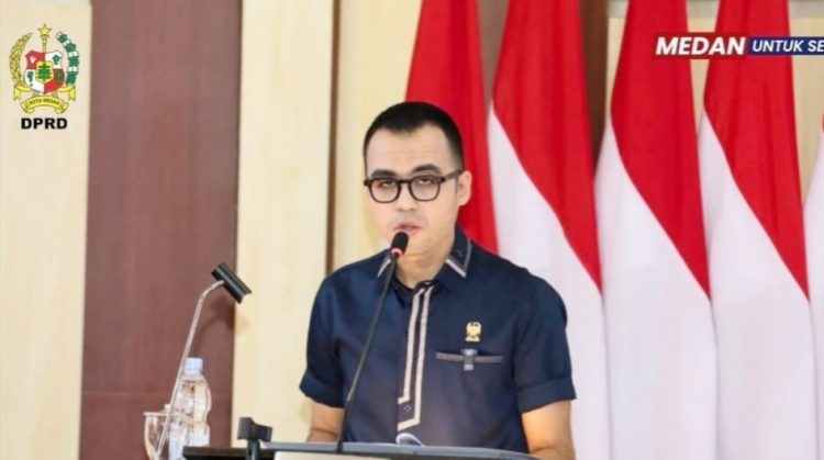 Anggota DPRD Medan, Afif Abdillah salah satu penggagas perubahan Perda No.4 Tahun 2012 tentang Sistem Kesehatan Kota Medan. (Foto Ist)