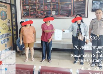 Personil Piket SPKT Polsek Siantar Utara selesaikan dugaan penganiayaan dengan problem solving kedua belah pihak