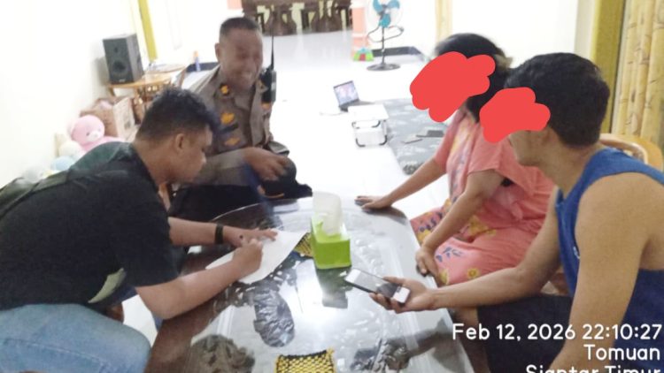 Personil piket Polres Pematangsiantar respon cepat lakukan pengecekan laporan keluhan warga Jalan Siatas Barita