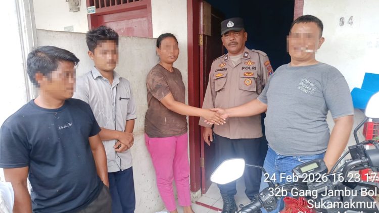 Personil piket Polsek Siantar Marihat respon cepat cek TKP dugaan pengancaman di Jalan Farel Pasaribu Gang Jambu Bol