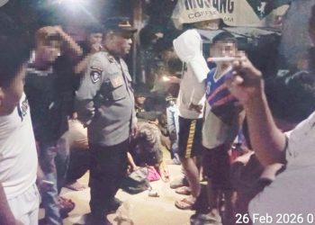 Personil Polseķ Sianțar Utara Amankan Seorang Laki Laki Dicurigai Mau Curi Meteran Air