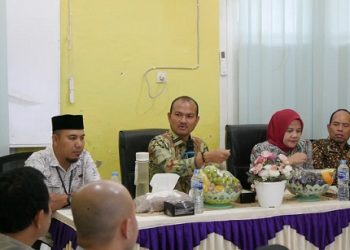 Wali Kota Tanjungbalai, Mahyaruddin Salim melakukan kunjungan sekaligus menghadiri ekspose RSUD dr. Tengku Mansyur