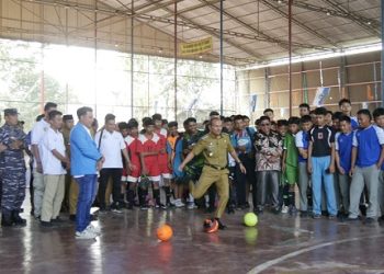 Wali Kota Tanjungbalai Mahyaruddin Salim Buka Turnamen Futsal Antar Instansi dan Pelajar