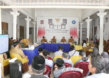 Walikota Tanjungbalai Mahyaruddin Salim Pimpin Rakorpem Kecamatan Datuk Bandar