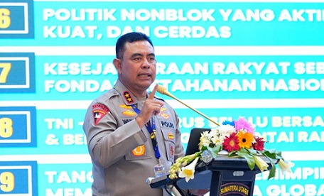 Kapolda Sumut Irjen Pol Whisnu Hermawan Februanto. (Foto Ist)