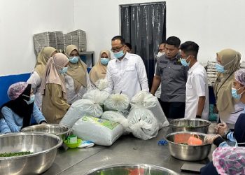 Wakil Wali Kota Tanjungbalai Muhammad Fadly Abdina Bersama Satgas MBG Monitoring Pelayananan SPPG