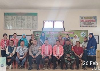Bhabinkamtibmas Kelurahan Bah Sorma AIPDA Fadlan Fahmi Hadiri Pertemuan Peningkatan Drajat Kesehatan dan Menjalin Kerja sama Lintas Sektor Kelurahan Bantan