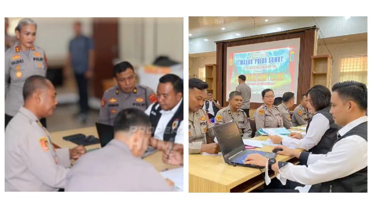 Kapolres Pematangsianțar AKBP Sah Udur T.M Sitinjak S.H. S.I.K. M.H menerima Kunker Tim Itwasda Polda Sumut