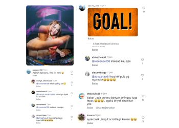 Akun selebgram TM alias K yang juga brand ambassador salah satu klinik kecantikan yang ditangkap Polrestabes Medan. (Foto Ist)