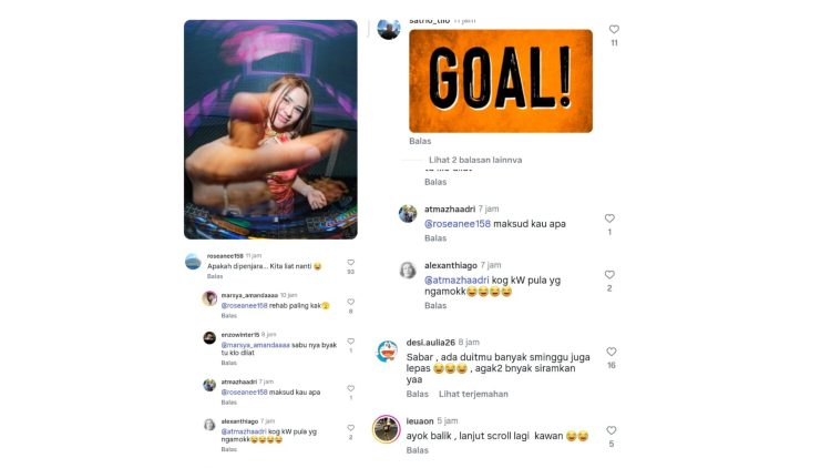 Akun selebgram TM alias K yang juga brand ambassador salah satu klinik kecantikan yang ditangkap Polrestabes Medan. (Foto Ist)
