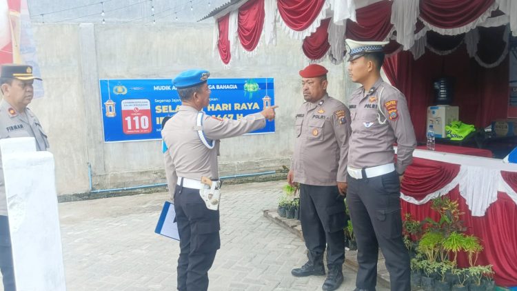 Personil Sipropam Cek Kesiapan Pospam dan Pos Terpadu