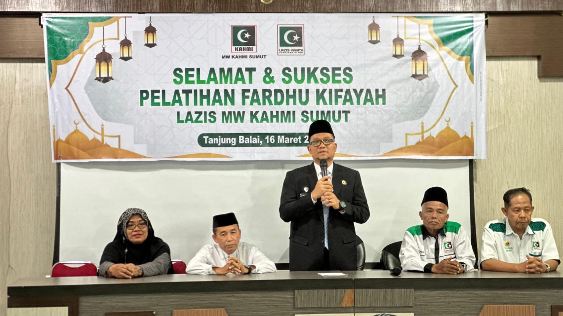 Wakil Wali Kota Tanjungbalai Muhammad Fadly Abdina Buka Pelatihan Fardhu Kifayah Lazis MW KAHMI Sumut