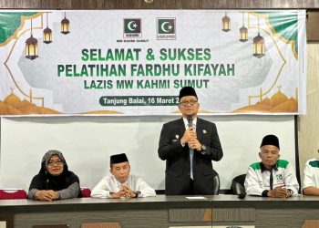 Wakil Wali Kota Tanjungbalai Muhammad Fadly Abdina Buka Pelatihan Fardhu Kifayah Lazis MW KAHMI Sumut