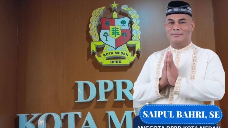 Anggota DPRD Kota Medan Saipul Bahri. (Foto Ist)
