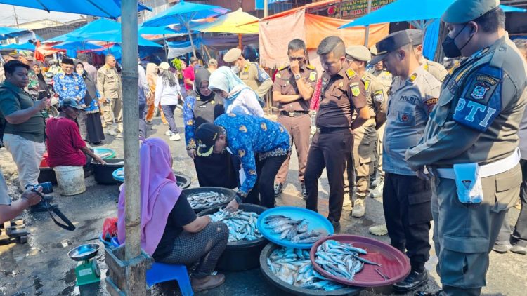 Kasat Reskrim Polres Tanjungbalai, AKP Bram Candra, S.H., M.H sidak Sidak Pasar